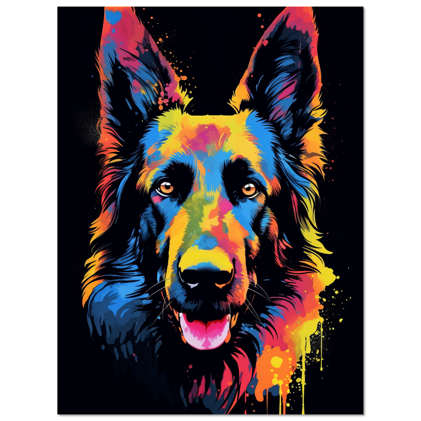 Belgischer Schäferhund Pop-Art (DOG301)