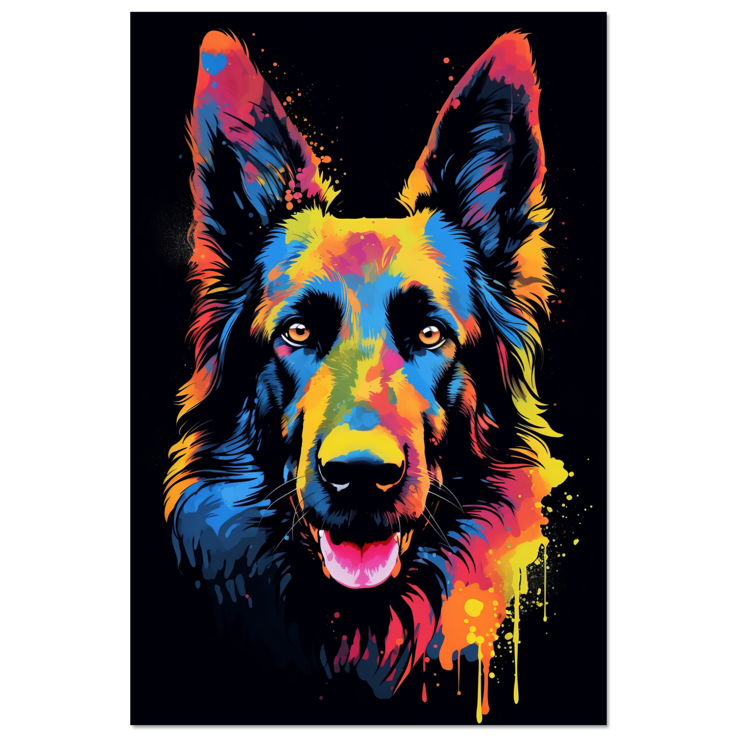 Belgischer Schäferhund Pop-Art (DOG301)