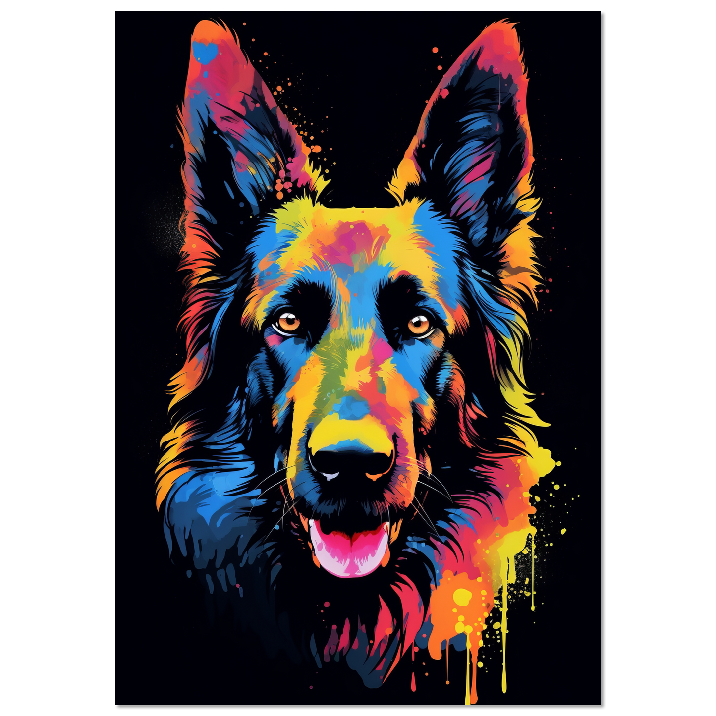 Belgischer Schäferhund Pop-Art (DOG301)
