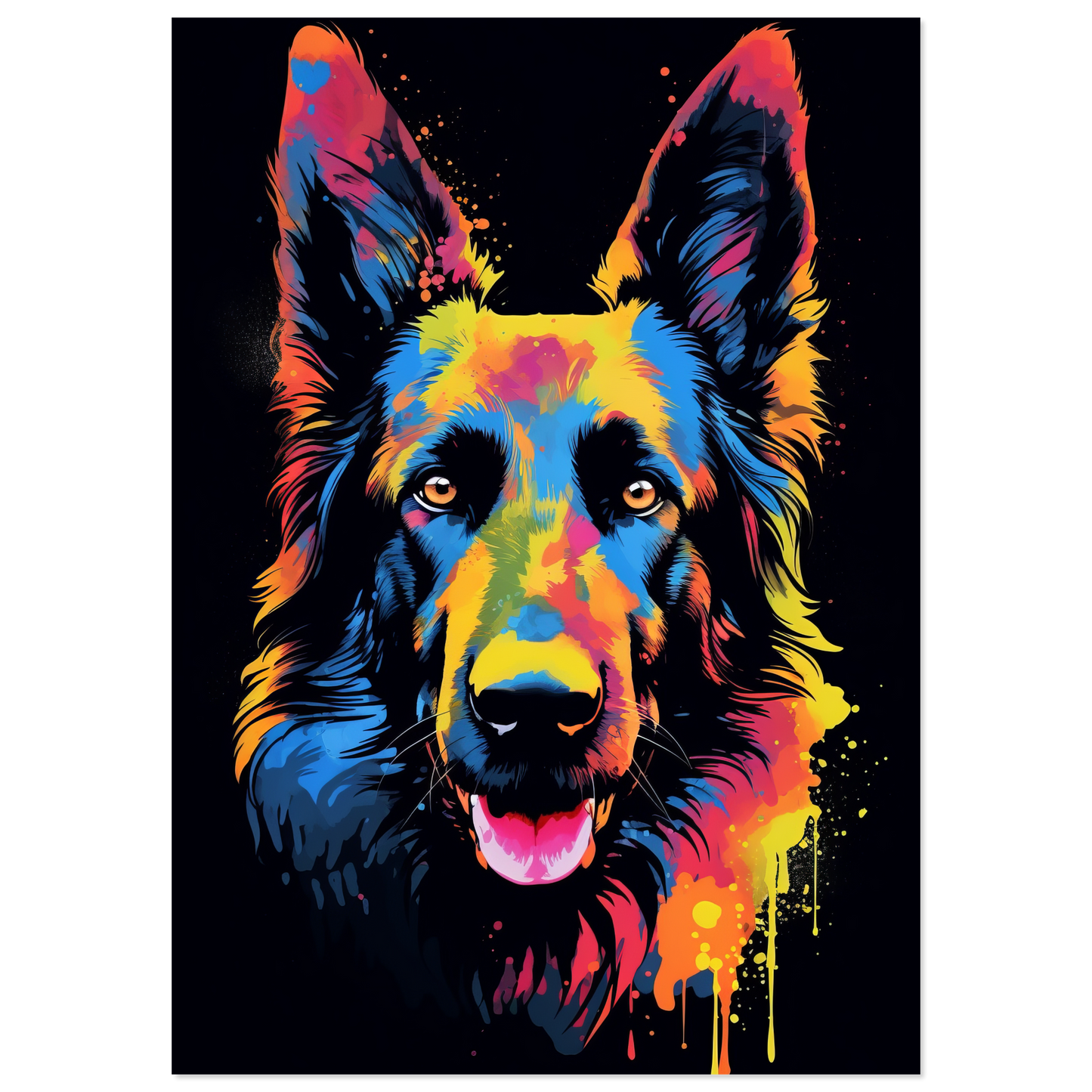 Belgischer Schäferhund Pop-Art (DOG301)