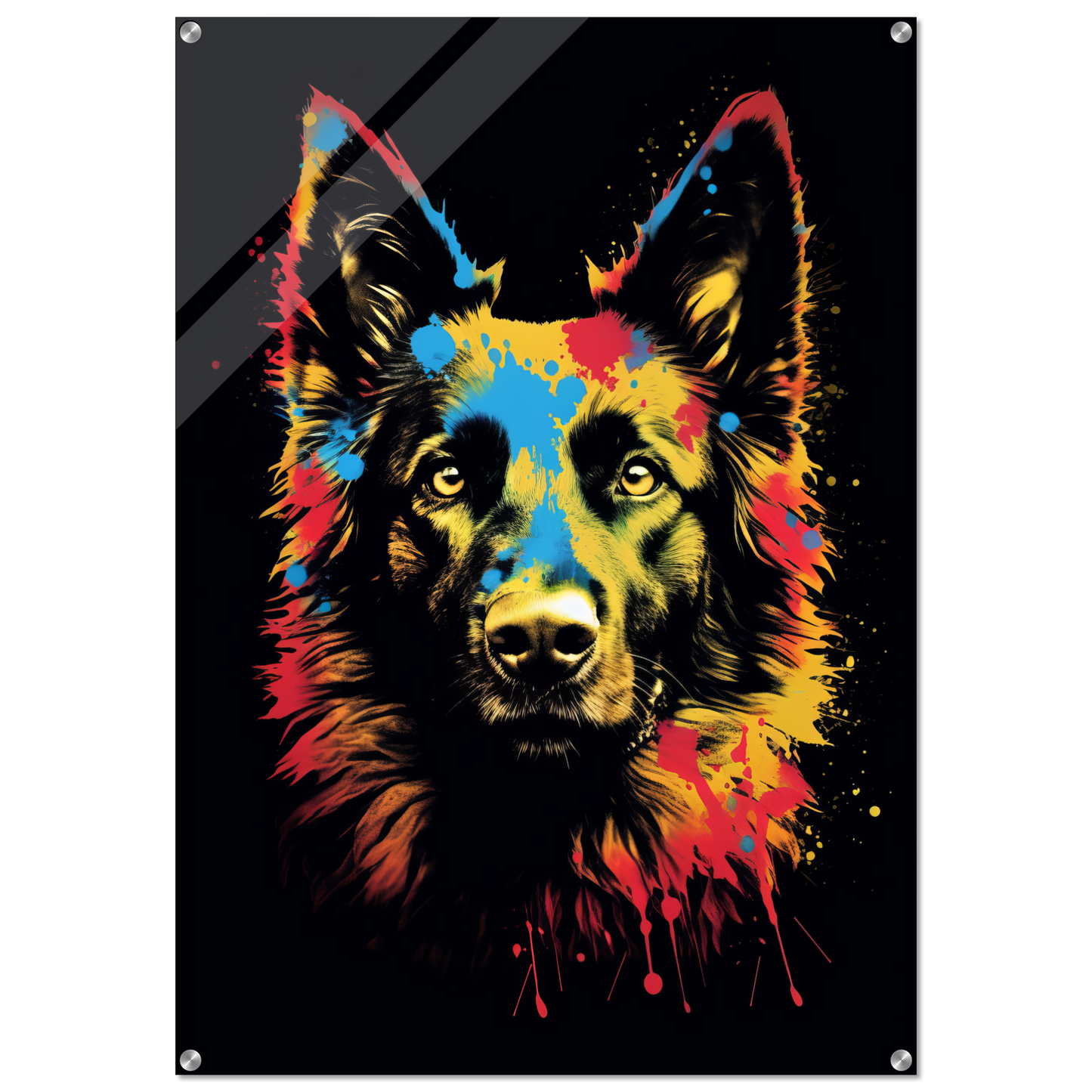 Belgischer Schäferhund Pop-Art (DOG302)