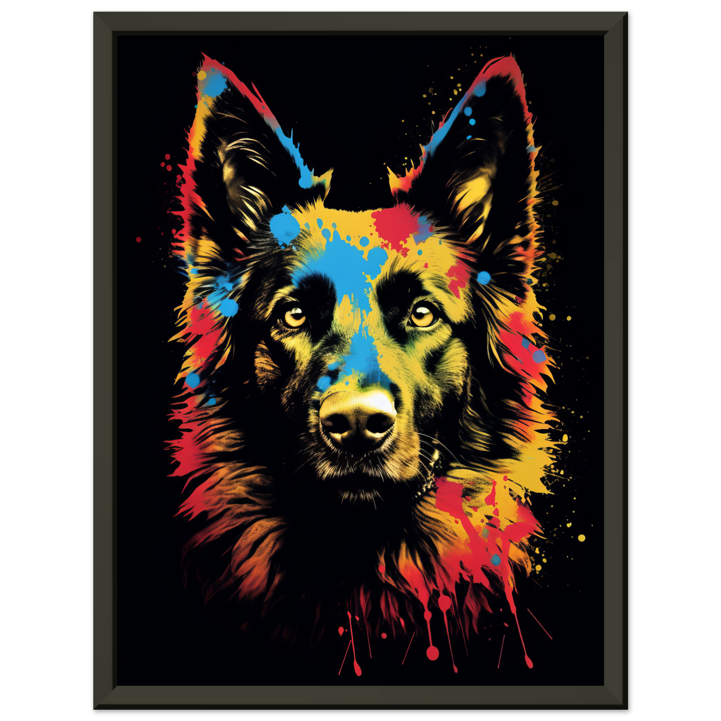 Belgischer Schäferhund Pop-Art (DOG302)