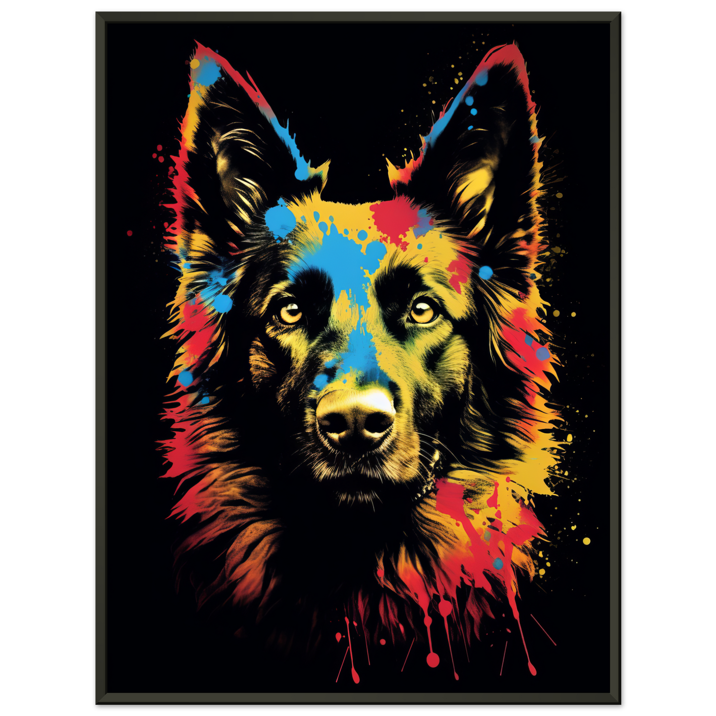 Belgischer Schäferhund Pop-Art (DOG302)