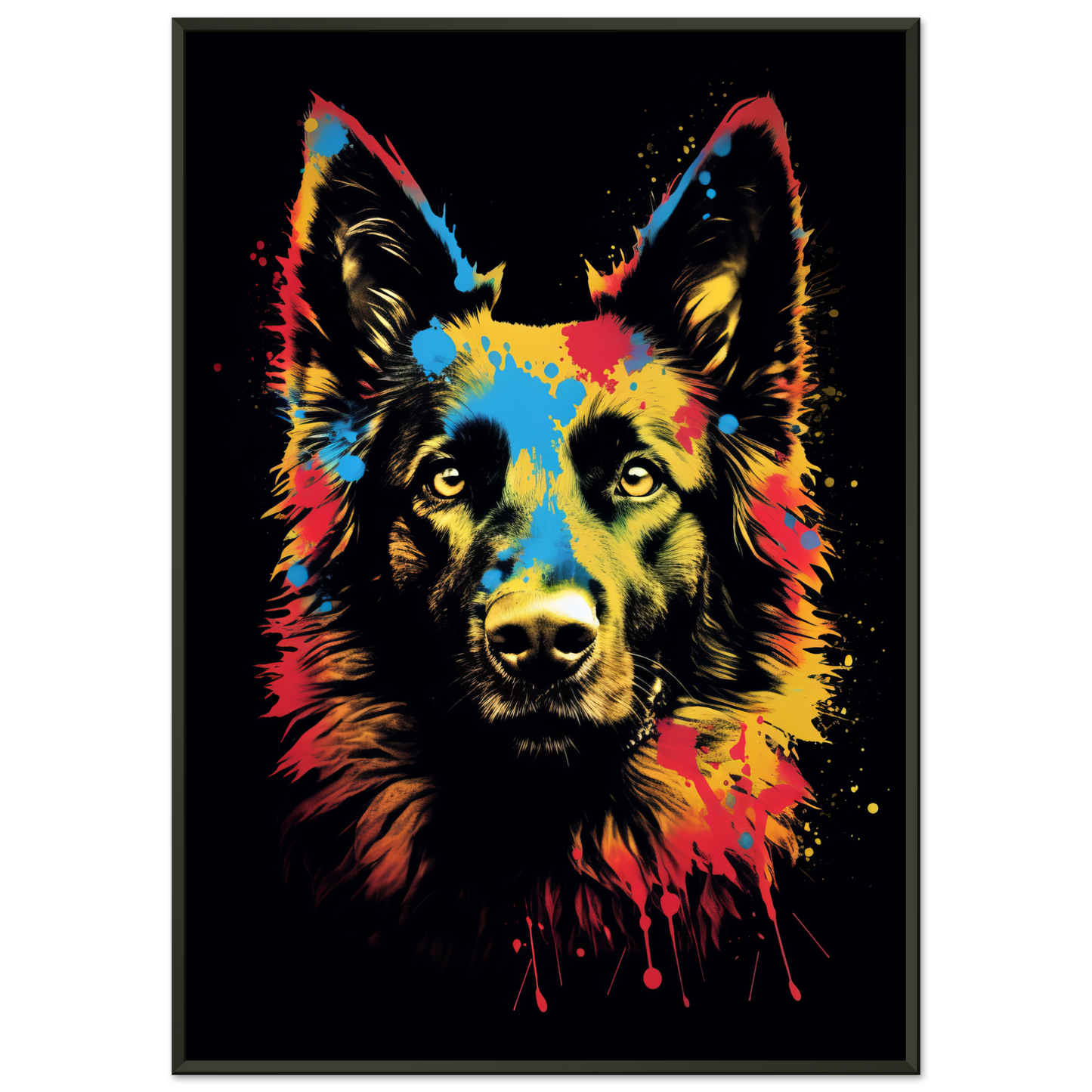 Belgischer Schäferhund Pop-Art (DOG302)