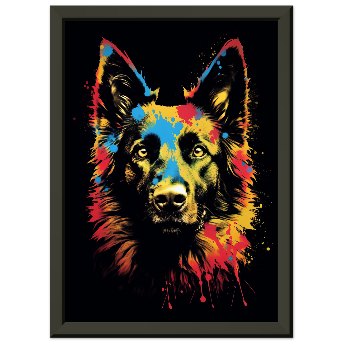 Belgischer Schäferhund Pop-Art (DOG302)