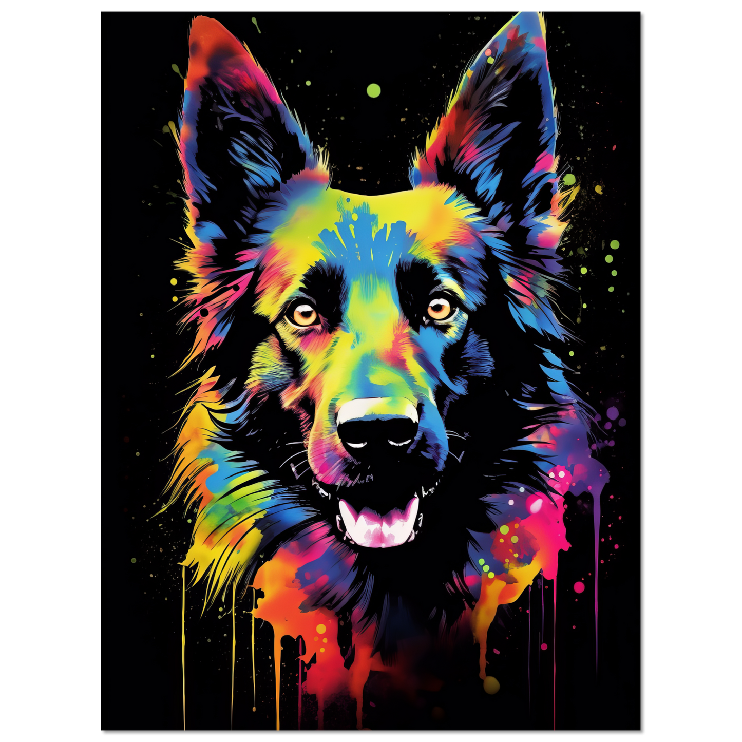 Belgischer Schäferhund Pop-Art (DOG303)