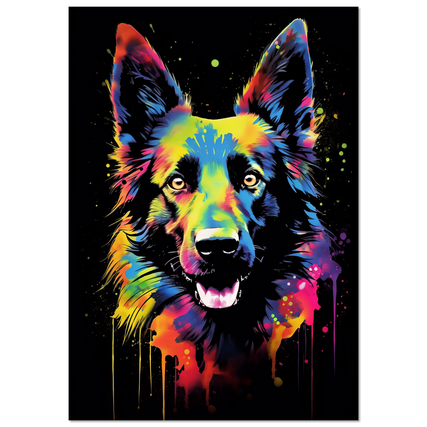Belgischer Schäferhund Pop-Art (DOG303)