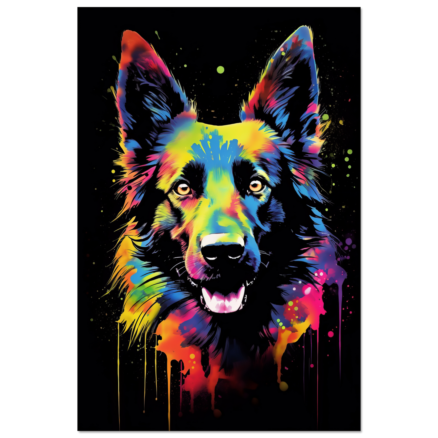 Belgischer Schäferhund Pop-Art (DOG303)