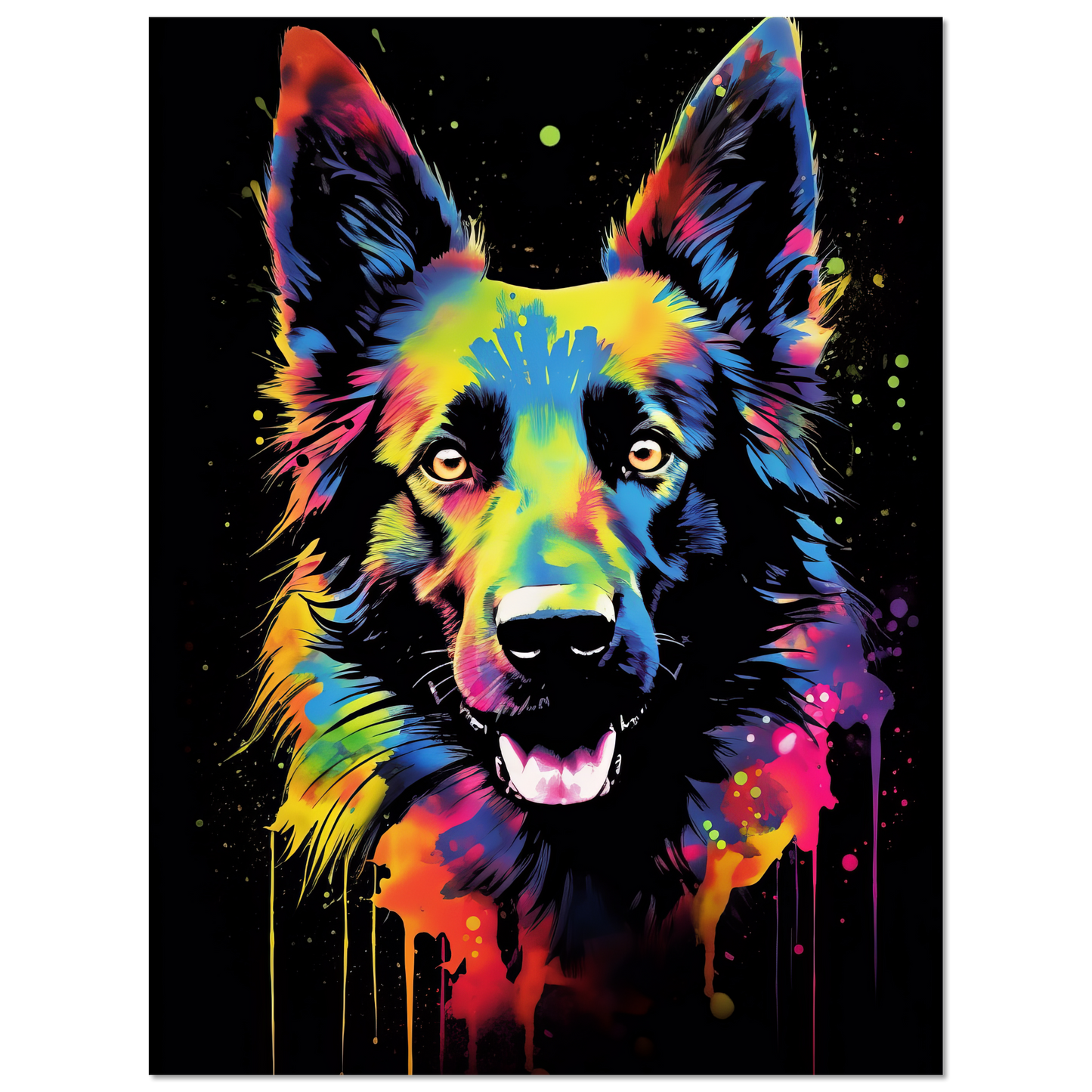 Belgischer Schäferhund Pop-Art (DOG303)