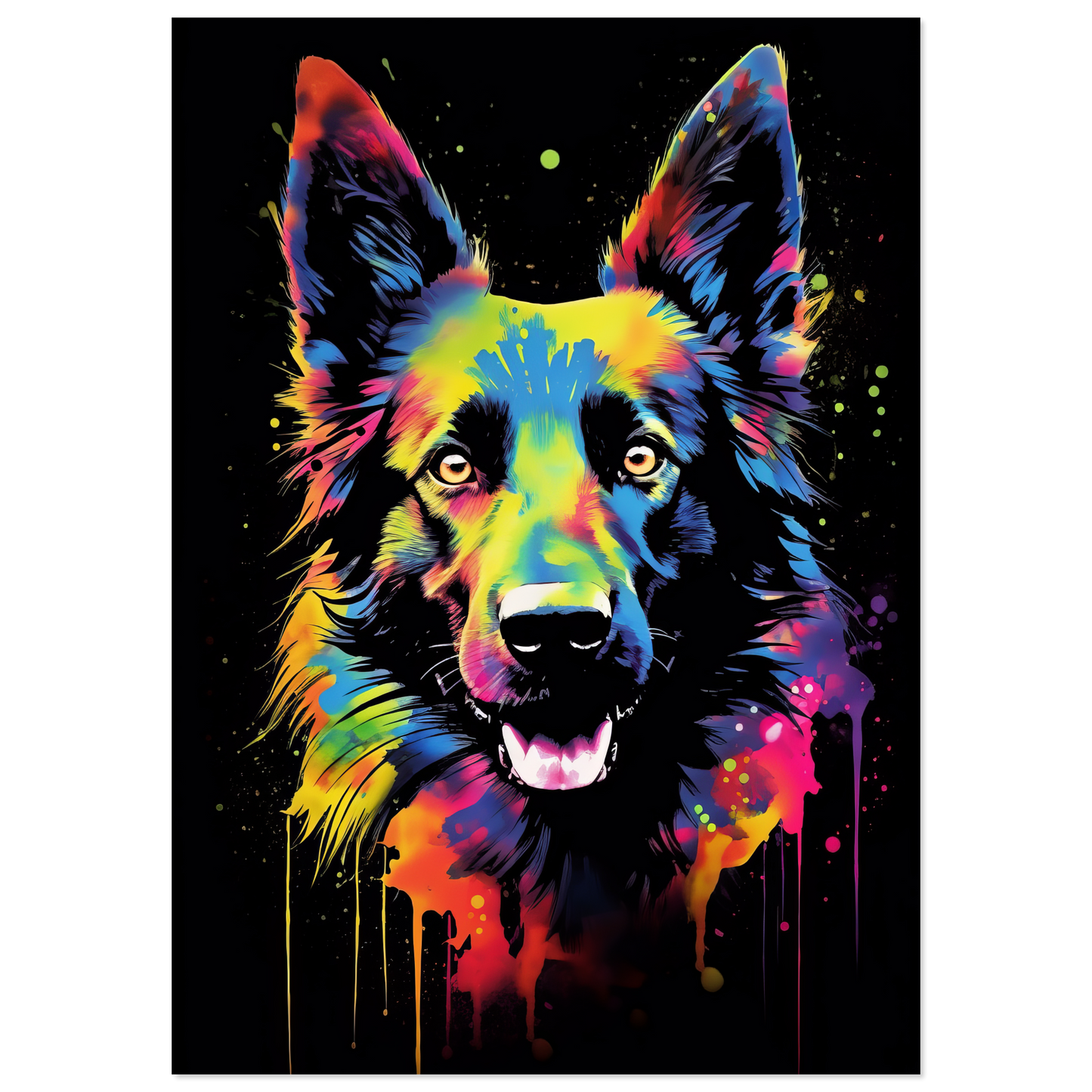 Belgischer Schäferhund Pop-Art (DOG303)