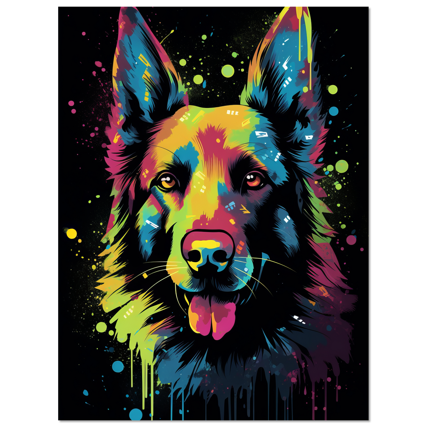 Belgischer Schäferhund Pop-Art (DOG304)