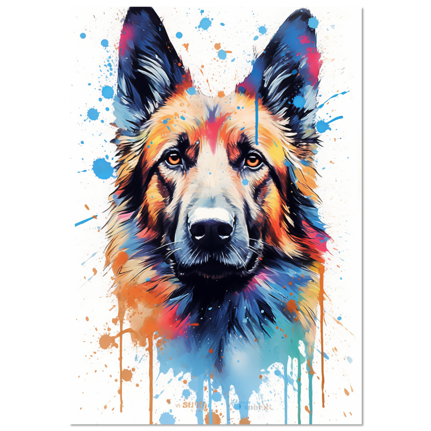Belgischer Schäferhund Pop-Art (DOG305)