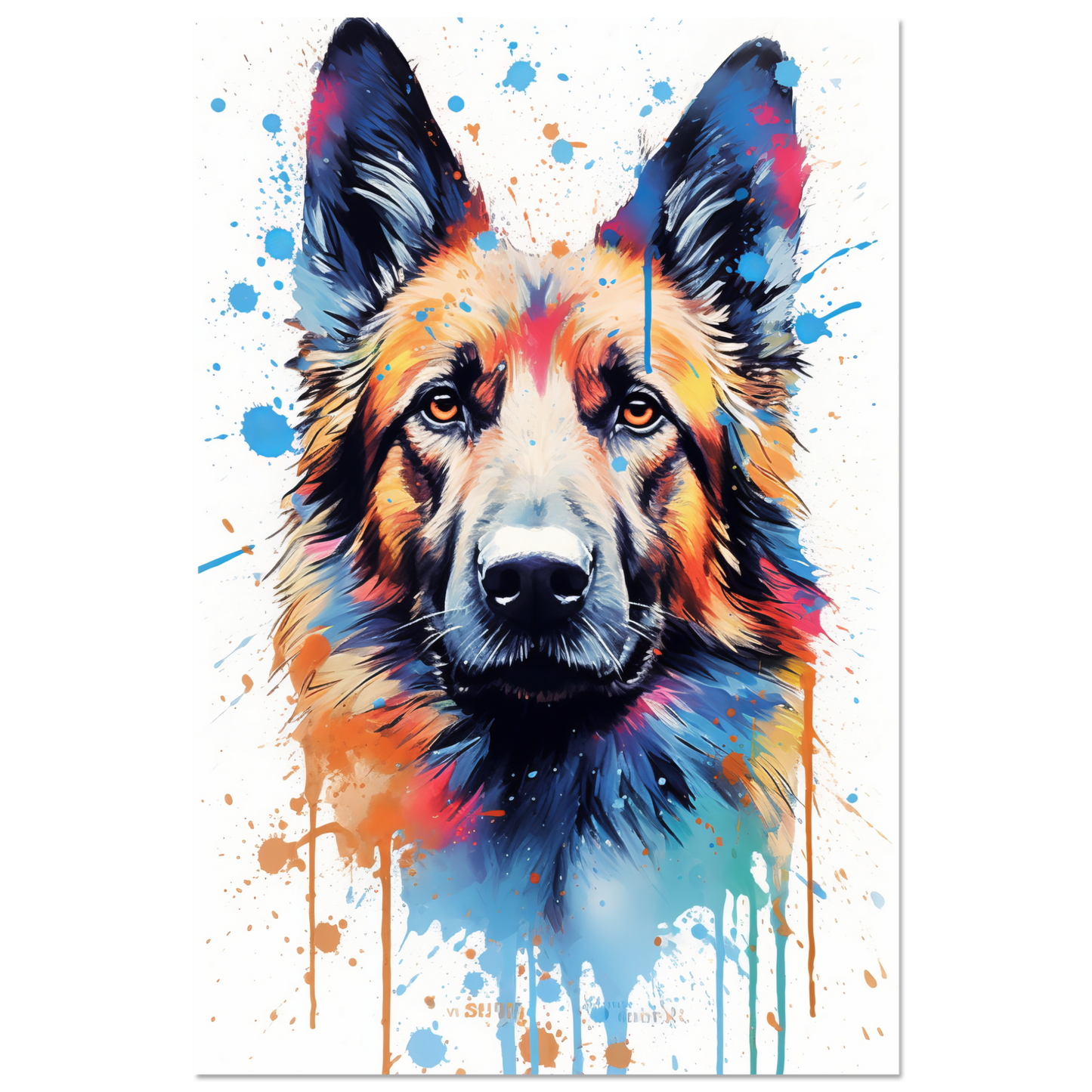 Belgischer Schäferhund Pop-Art (DOG305)