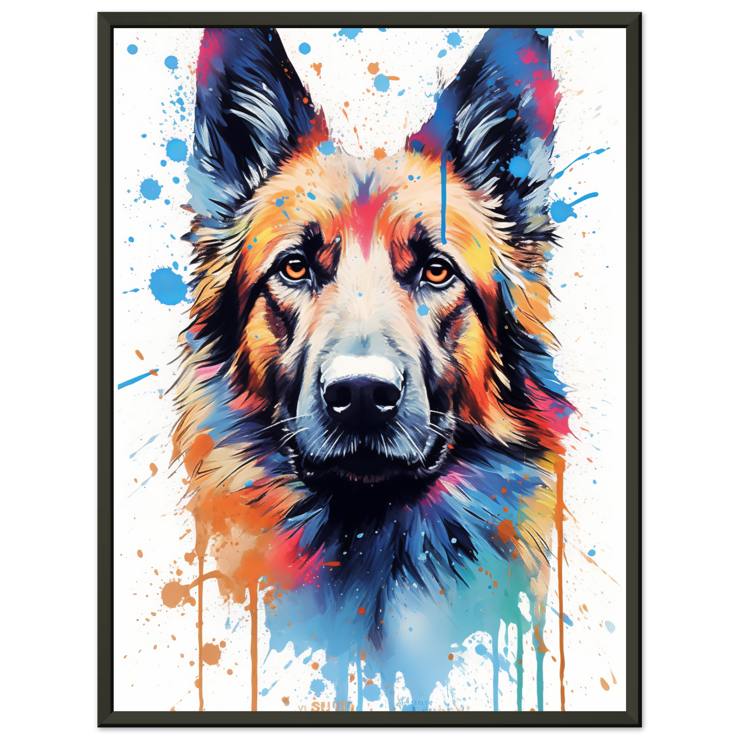 Belgischer Schäferhund Pop-Art (DOG305)