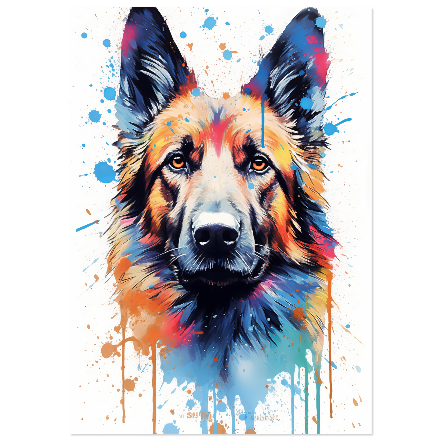 Belgischer Schäferhund Pop-Art (DOG305)