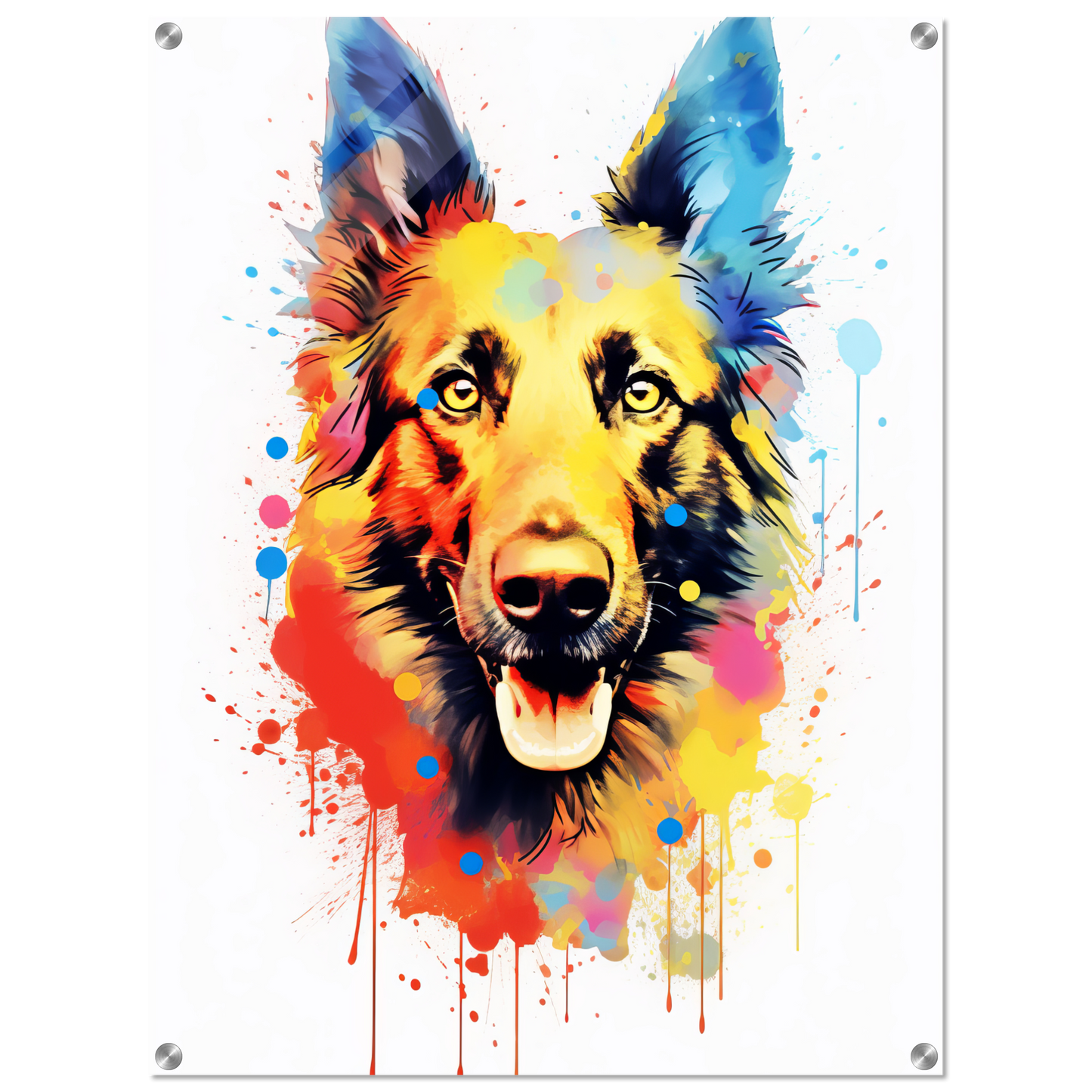 Belgischer Schäferhund Pop-Art (DOG306)