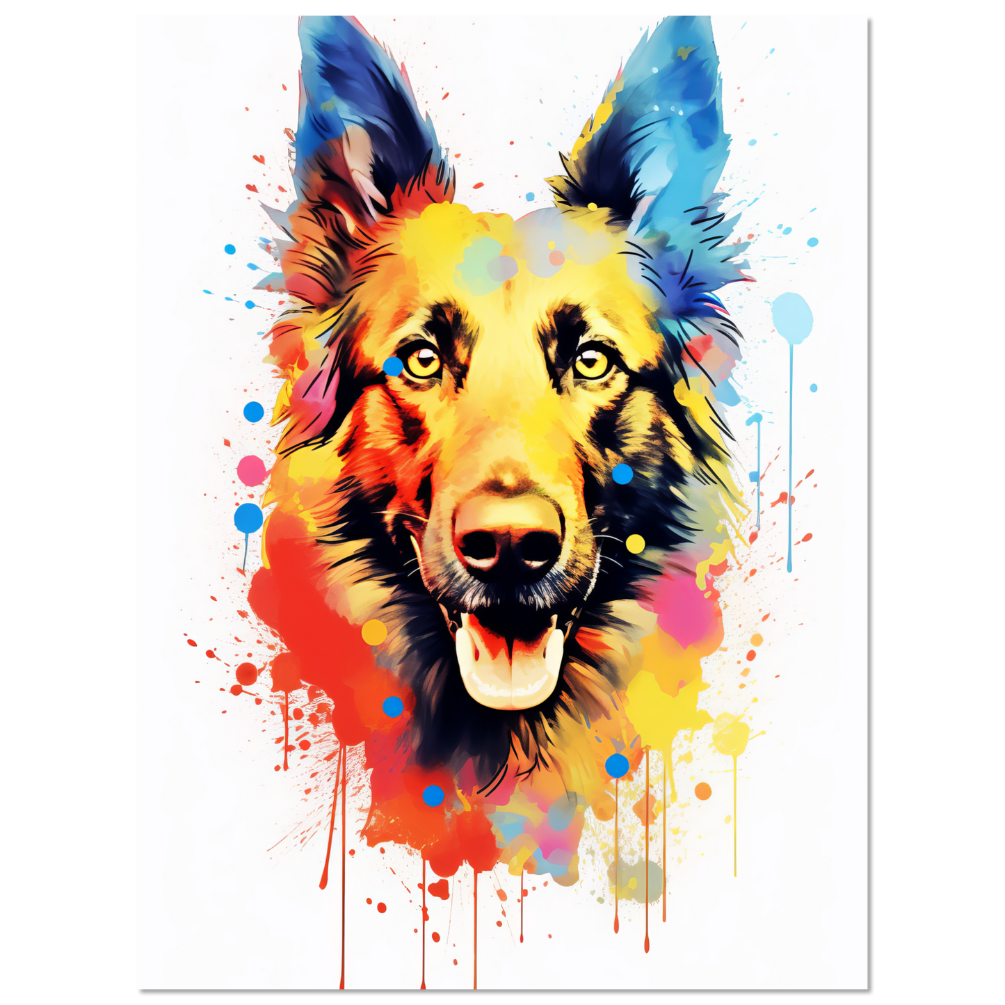 Belgischer Schäferhund Pop-Art (DOG306)