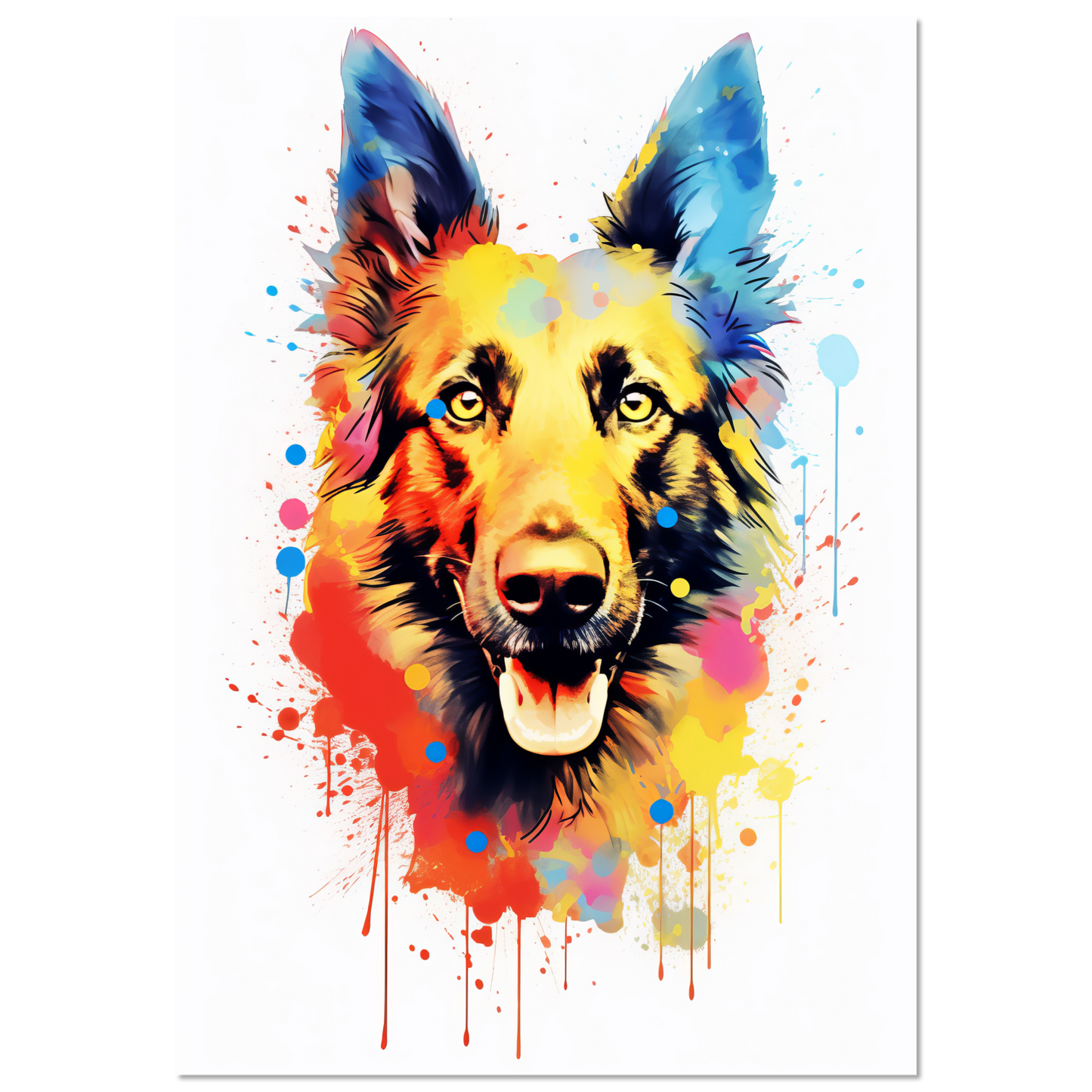 Belgischer Schäferhund Pop-Art (DOG306)