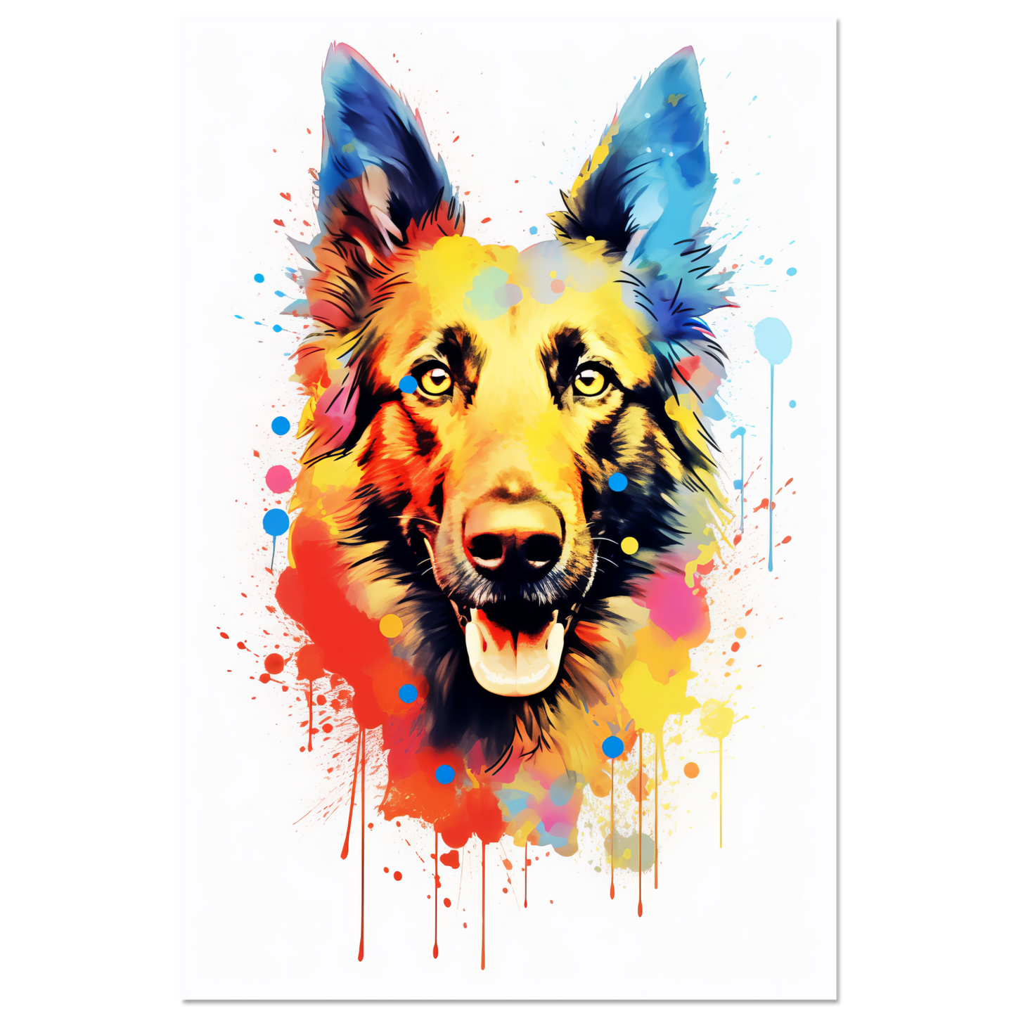 Belgischer Schäferhund Pop-Art (DOG306)
