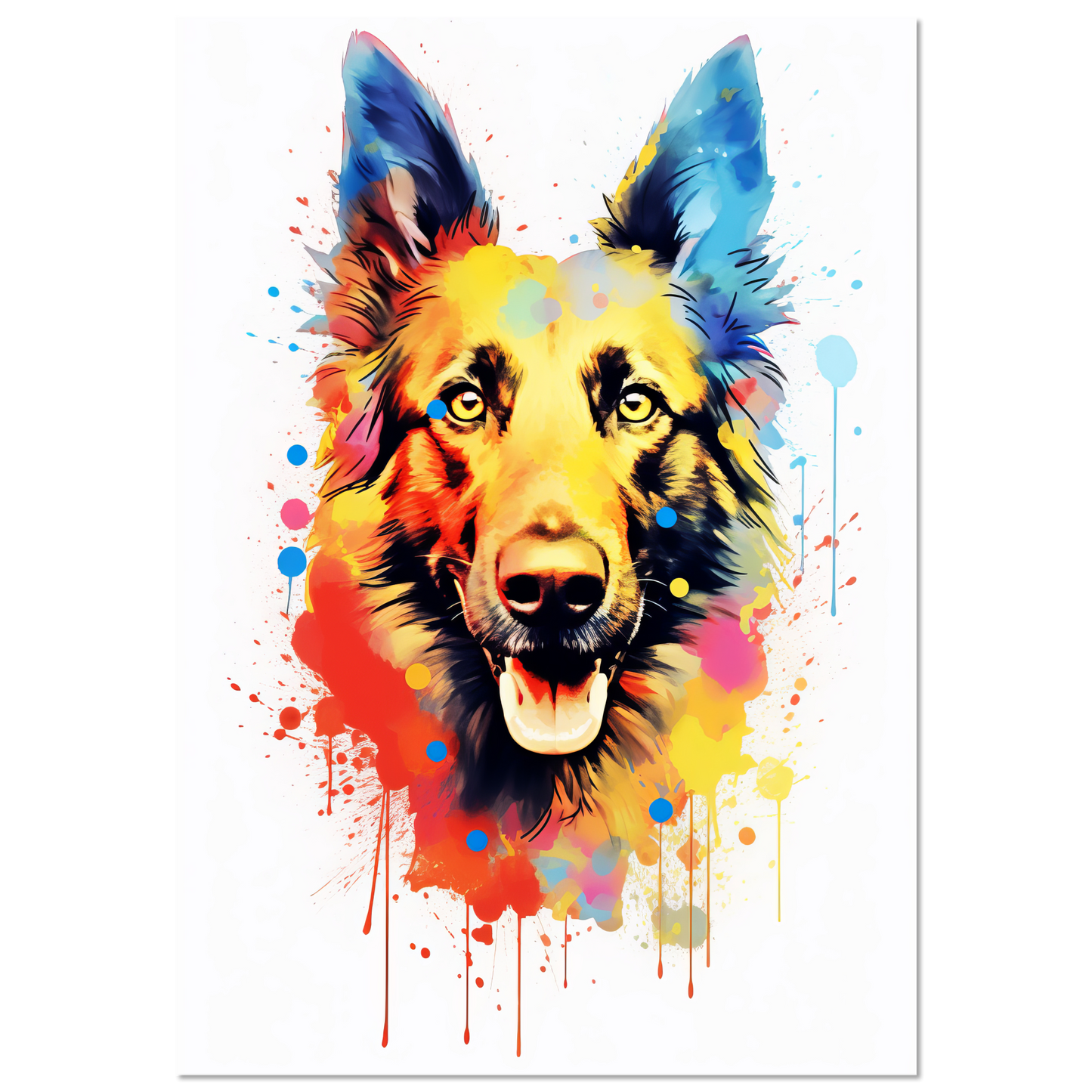 Belgischer Schäferhund Pop-Art (DOG306)