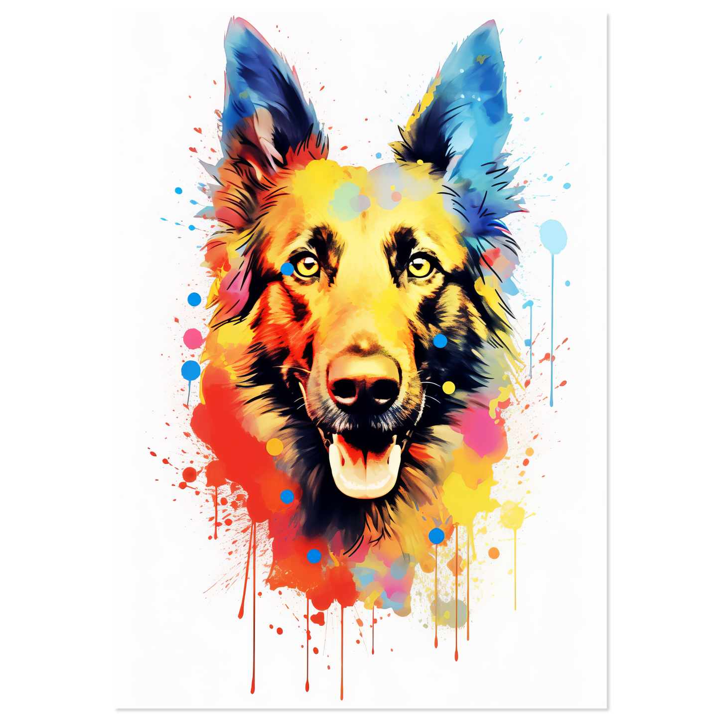 Belgischer Schäferhund Pop-Art (DOG306)