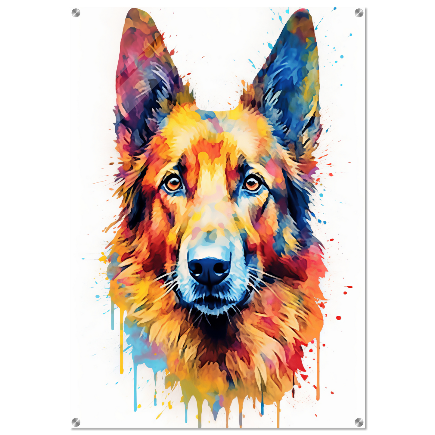 Belgischer Schäferhund Pop-Art (DOG307)