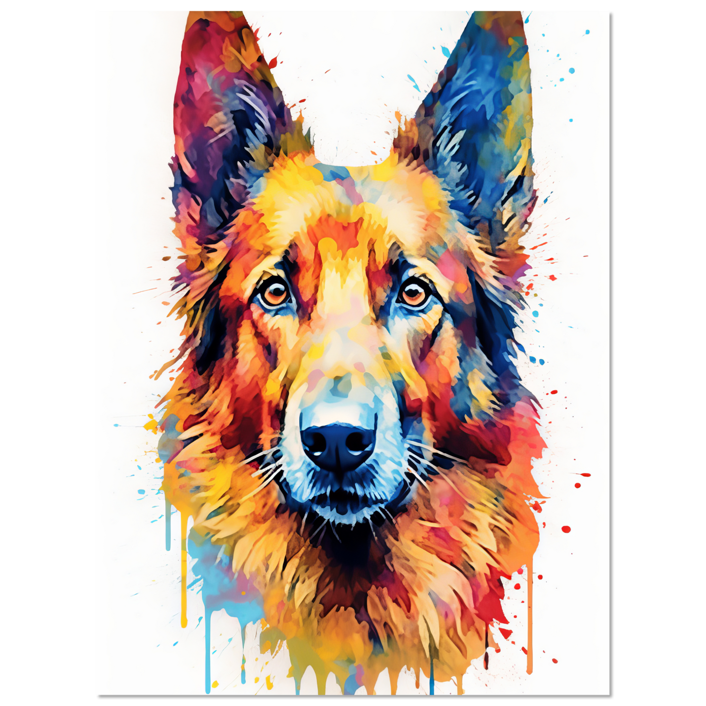 Belgischer Schäferhund Pop-Art (DOG307)