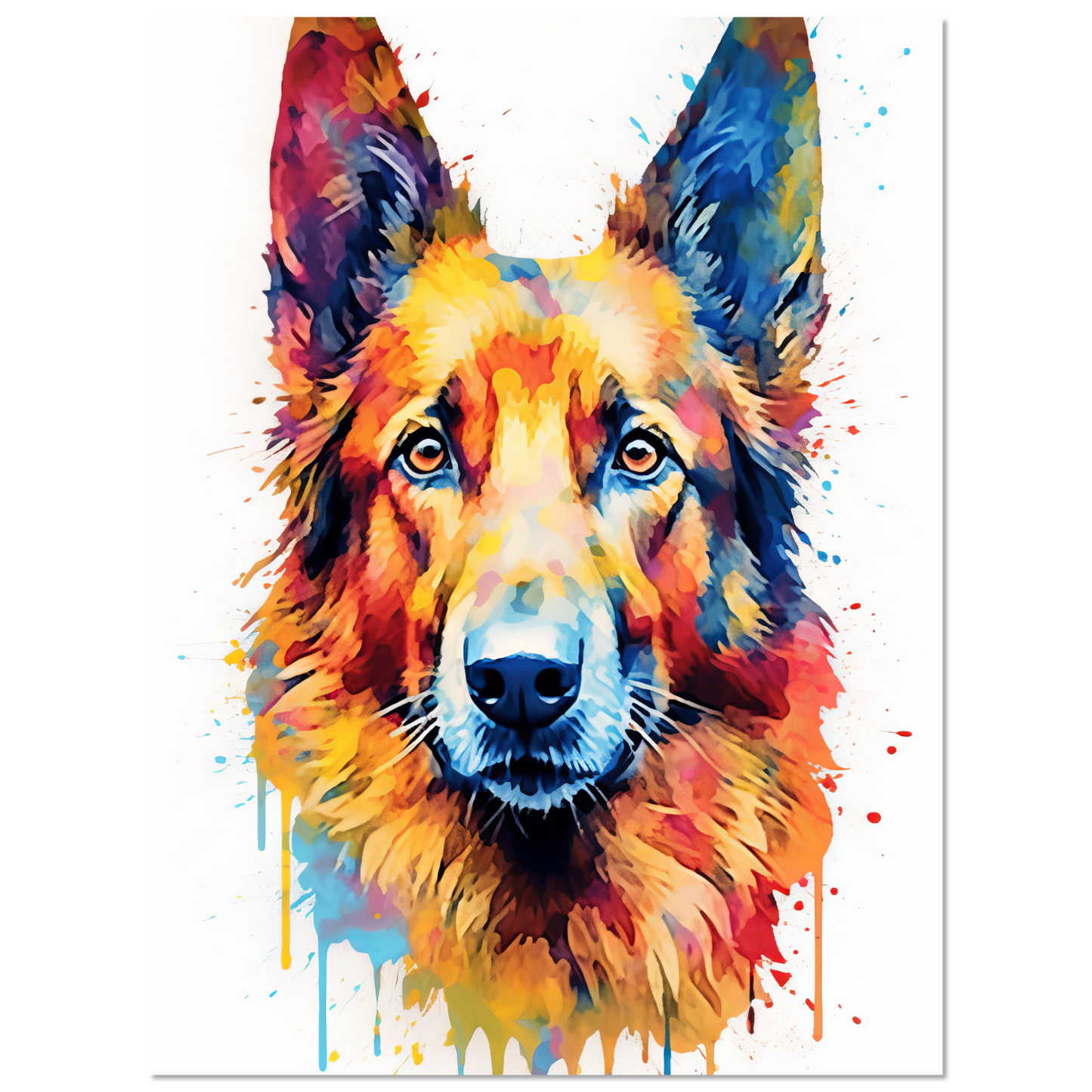 Belgischer Schäferhund Pop-Art (DOG307)