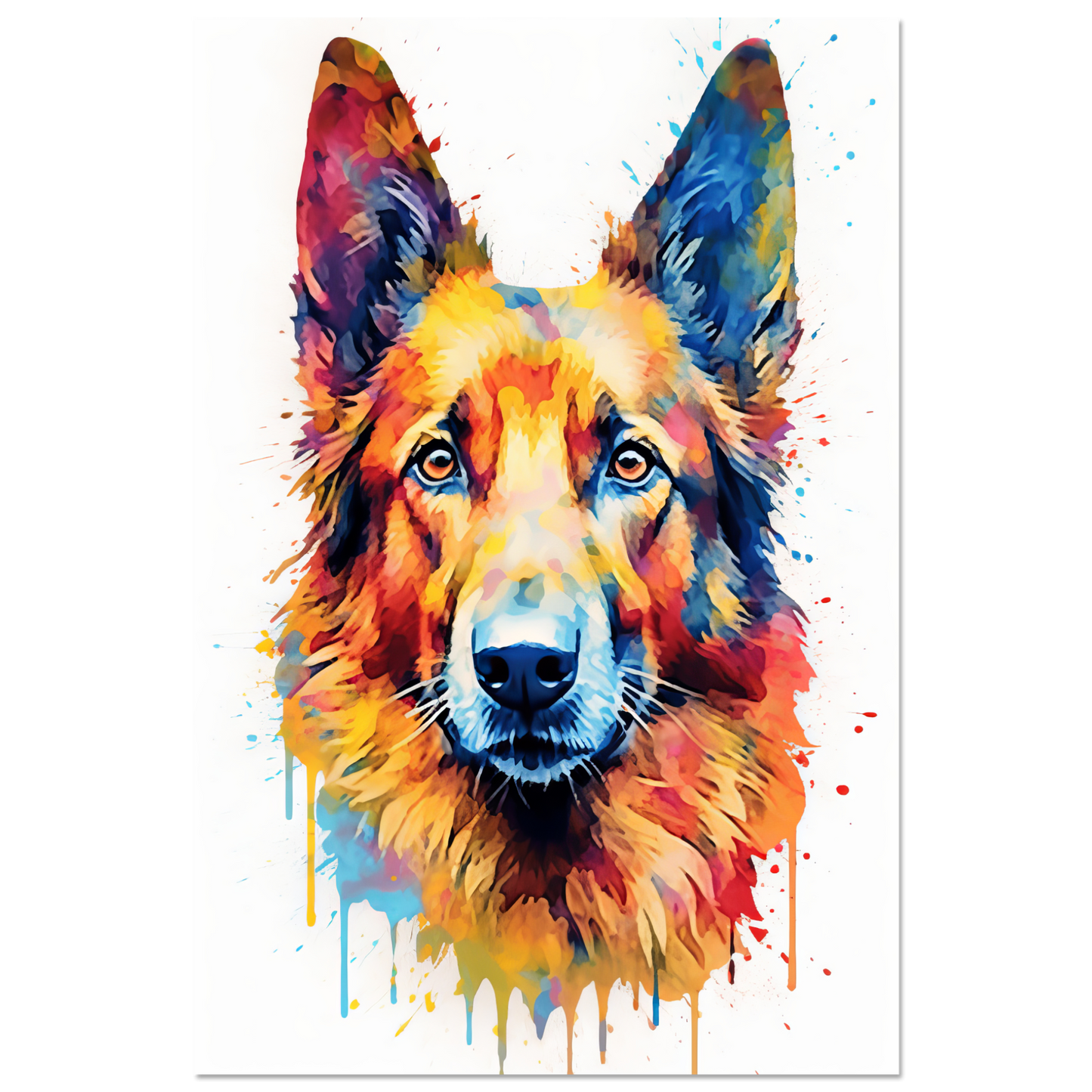 Belgischer Schäferhund Pop-Art (DOG307)