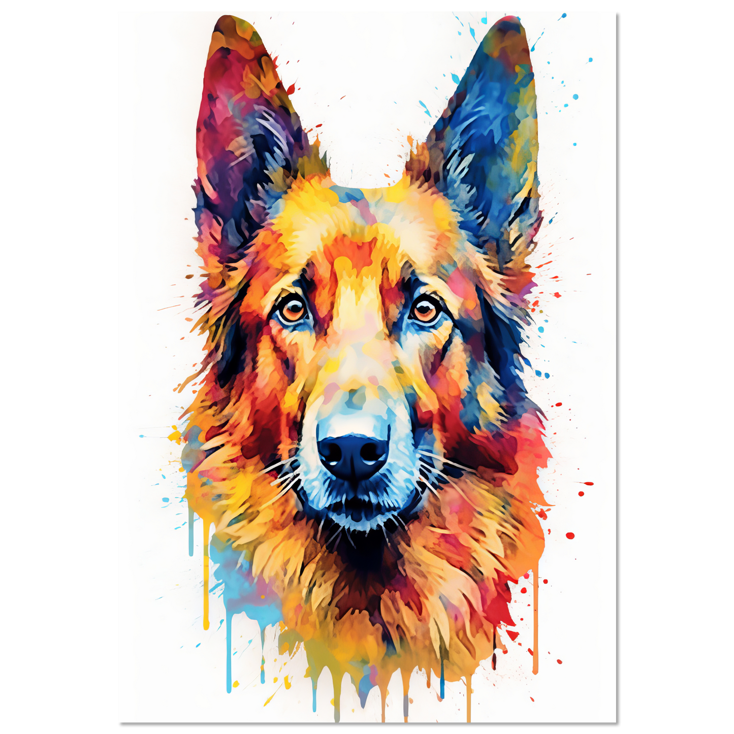Belgischer Schäferhund Pop-Art (DOG307)