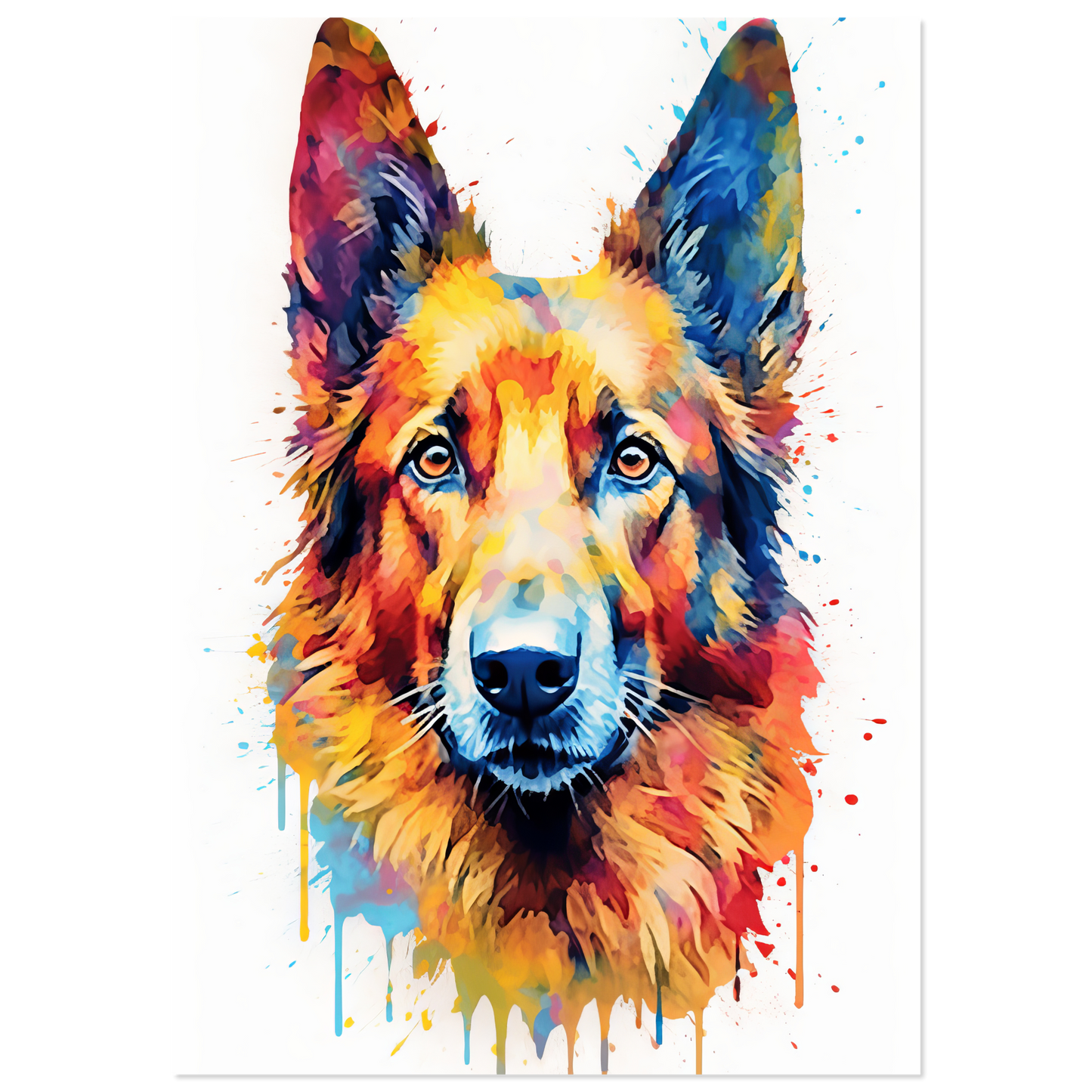 Belgischer Schäferhund Pop-Art (DOG307)