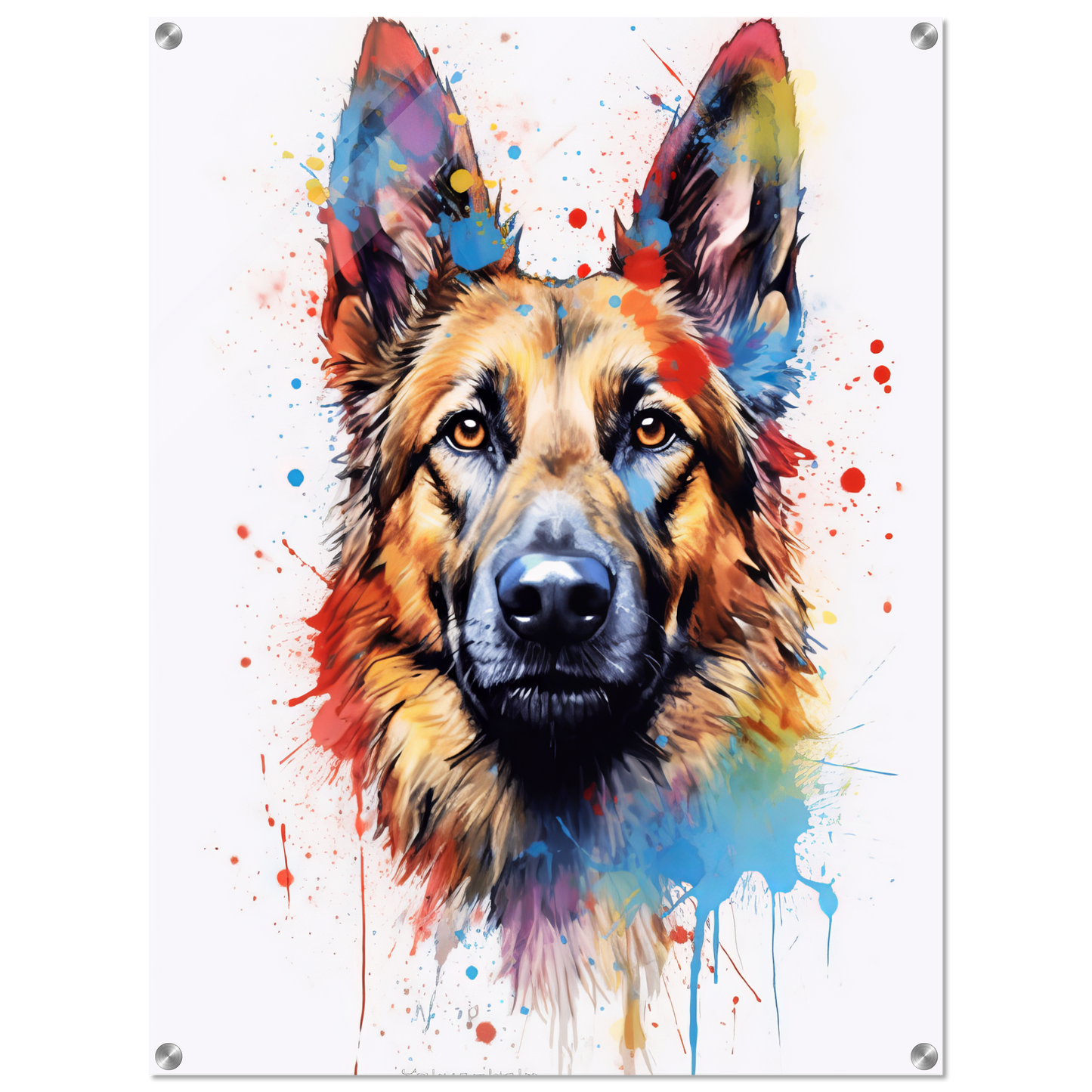 Belgischer Schäferhund Pop-Art (DOG308)