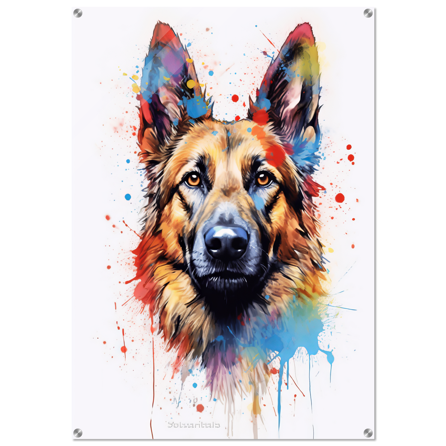Belgischer Schäferhund Pop-Art (DOG308)