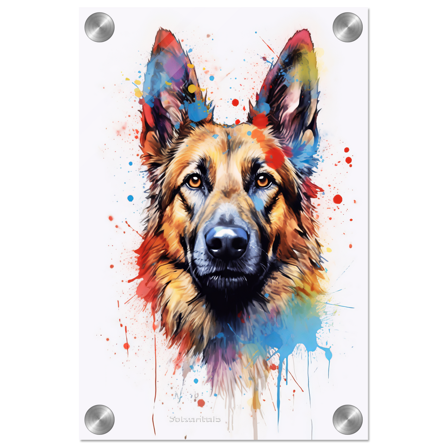 Belgischer Schäferhund Pop-Art (DOG308)