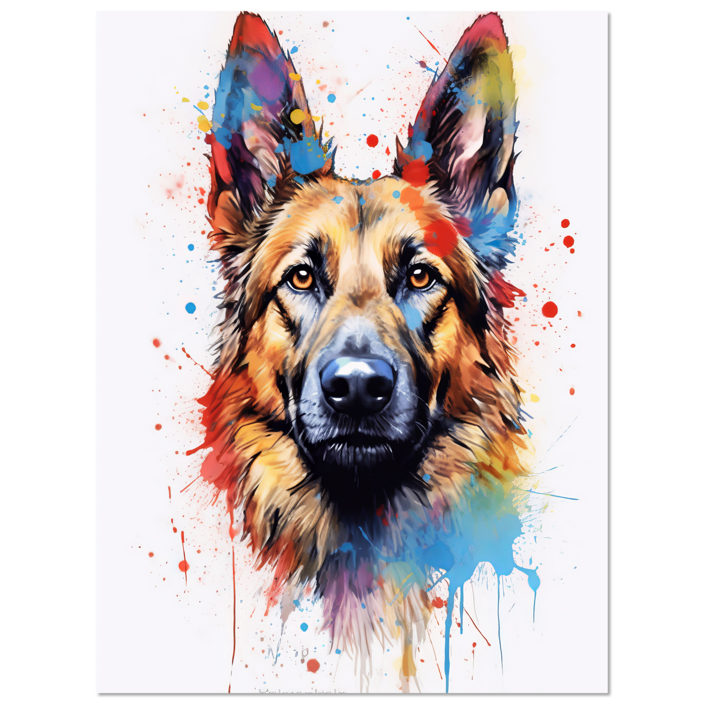 Belgischer Schäferhund Pop-Art (DOG308)