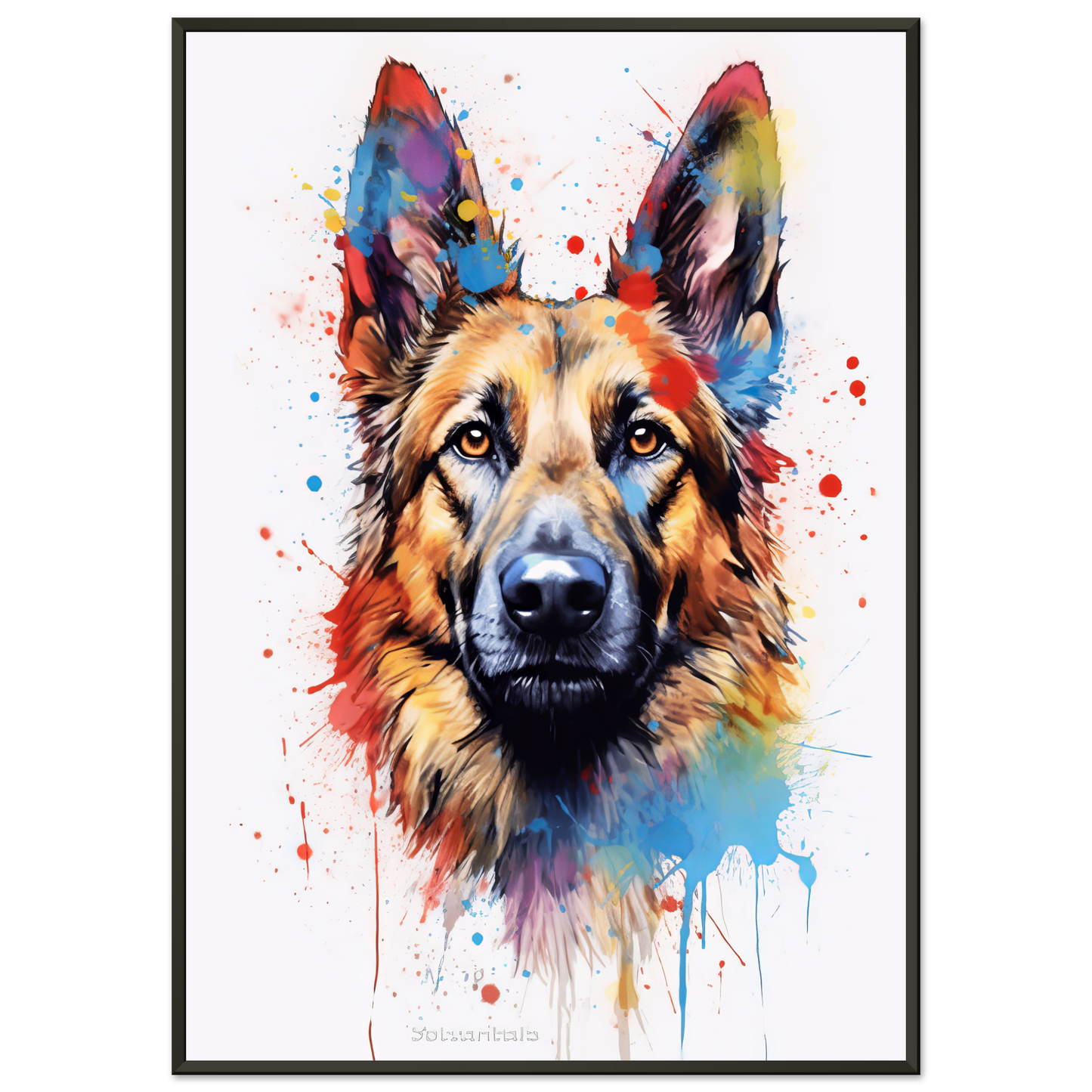 Belgischer Schäferhund Pop-Art (DOG308)