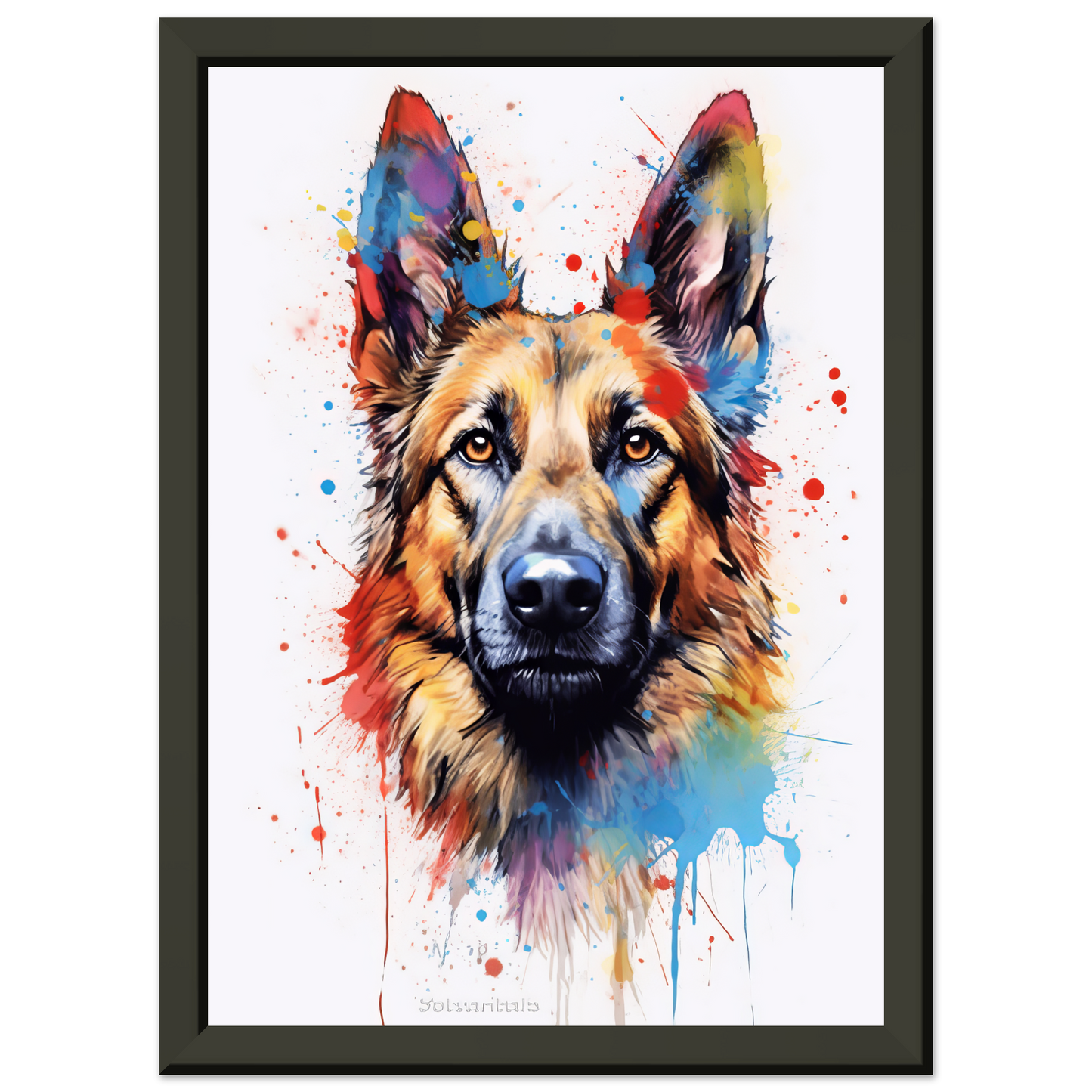 Belgischer Schäferhund Pop-Art (DOG308)