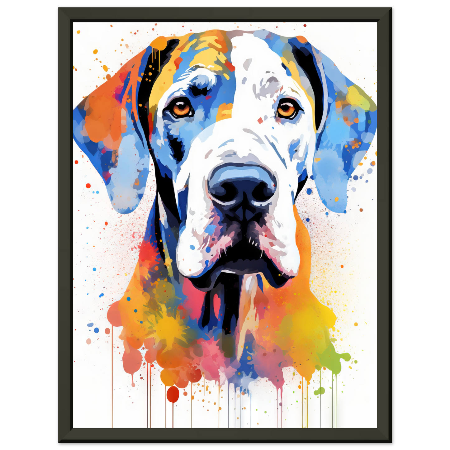Hund Deutsche Dogge Pop-Art (DOG30)