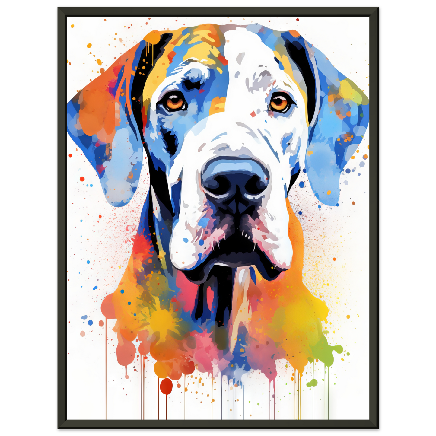 Hund Deutsche Dogge Pop-Art (DOG30)