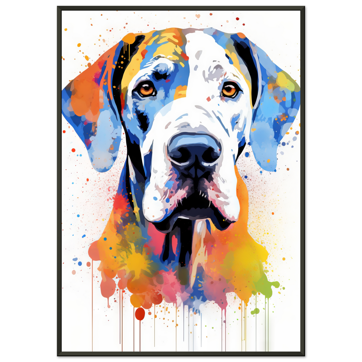 Hund Deutsche Dogge Pop-Art (DOG30)