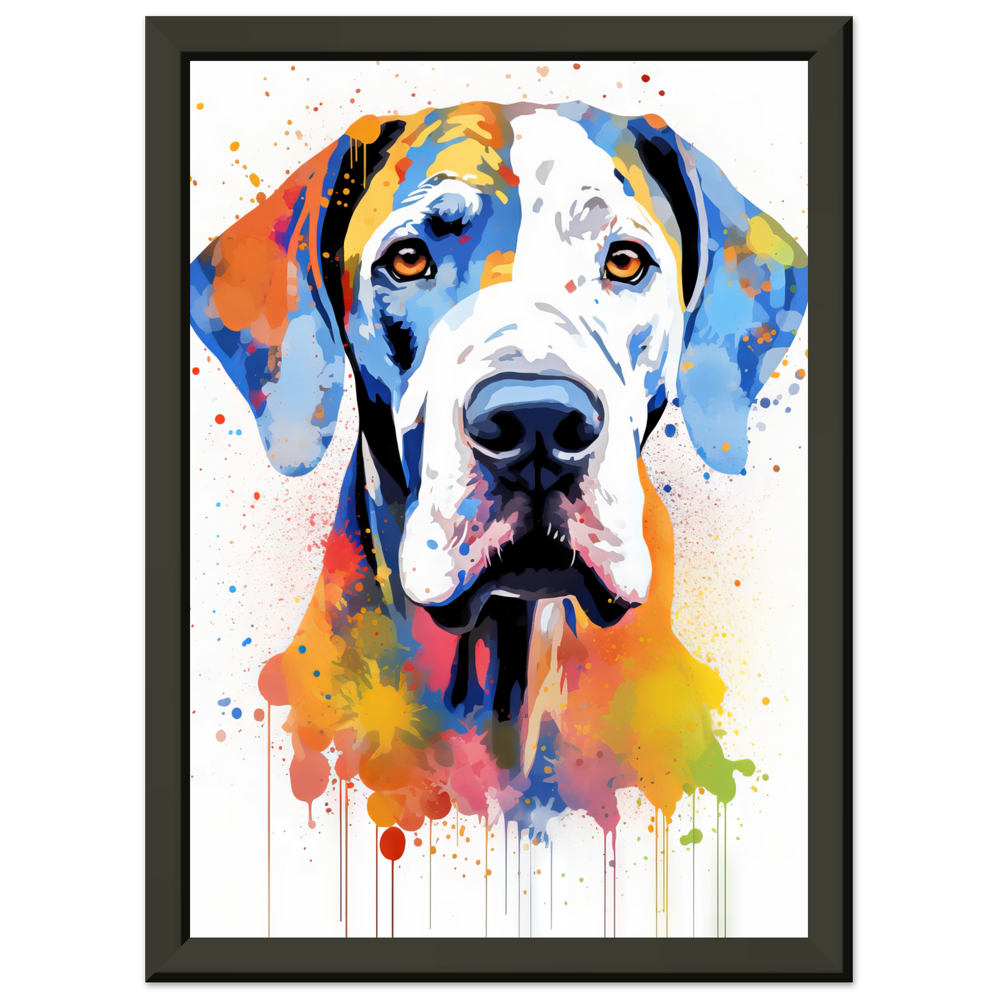 Hund Deutsche Dogge Pop-Art (DOG30)