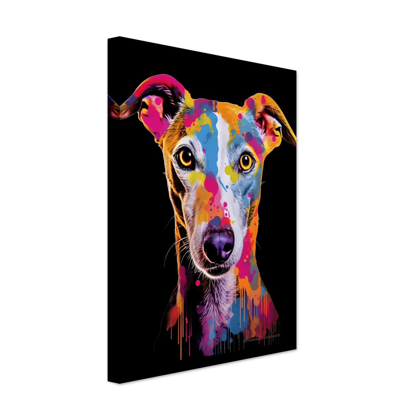 Whippet Hund Pop-Art (DOG313)