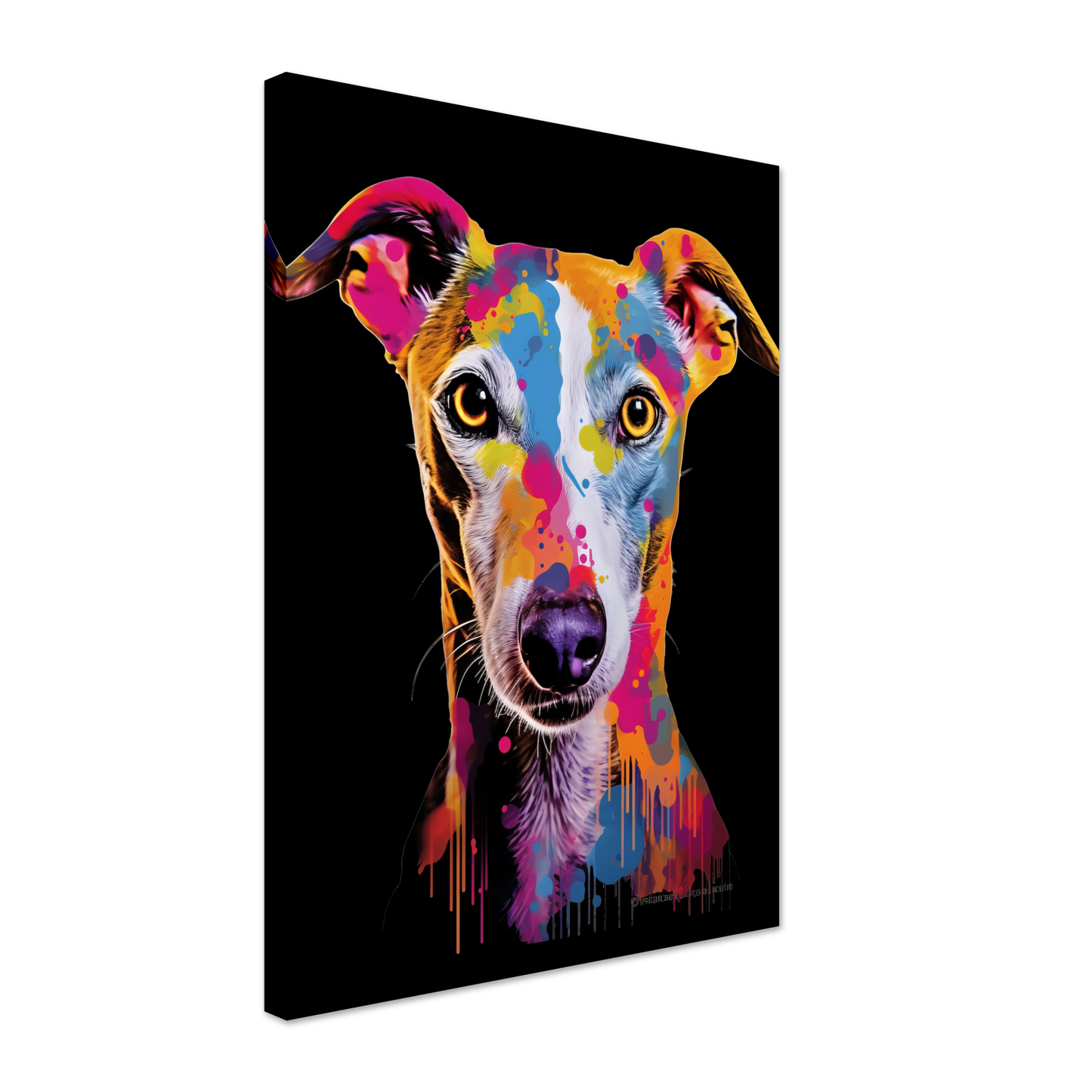 Whippet Hund Pop-Art (DOG313)