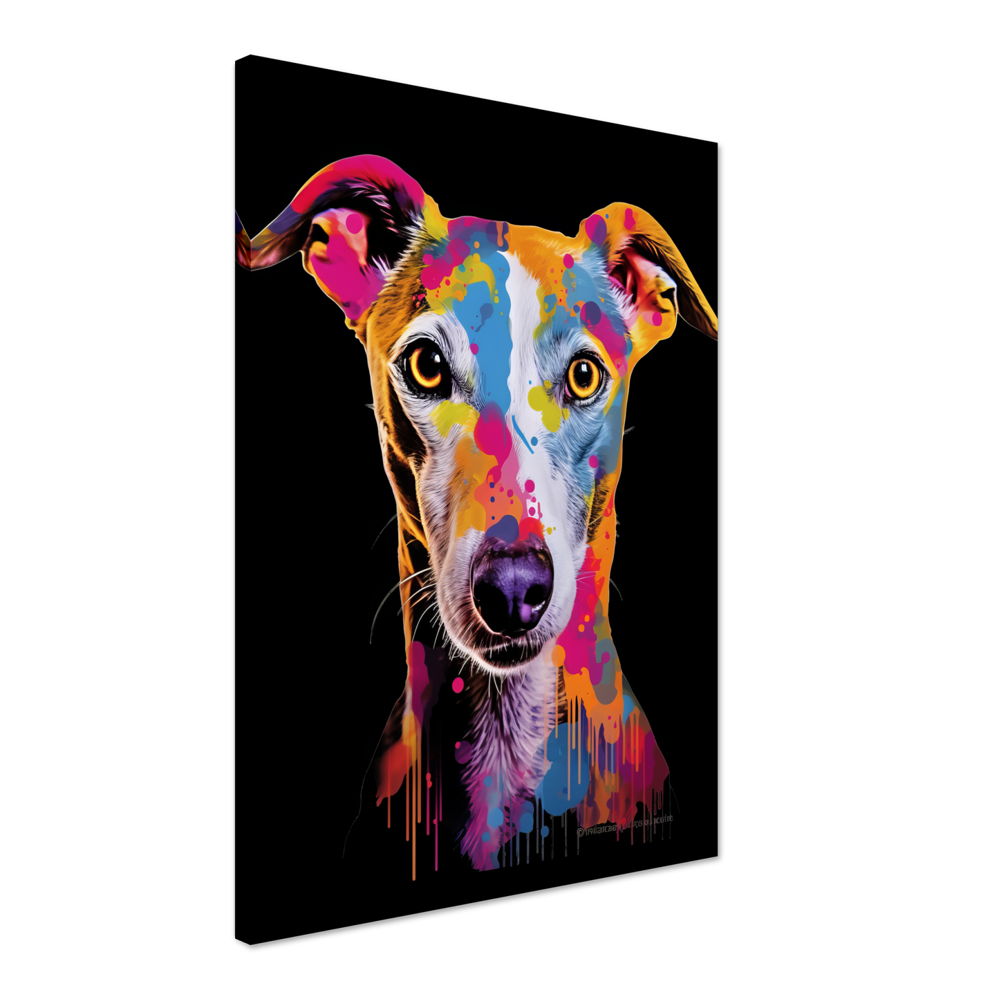 Whippet Hund Pop-Art (DOG313)