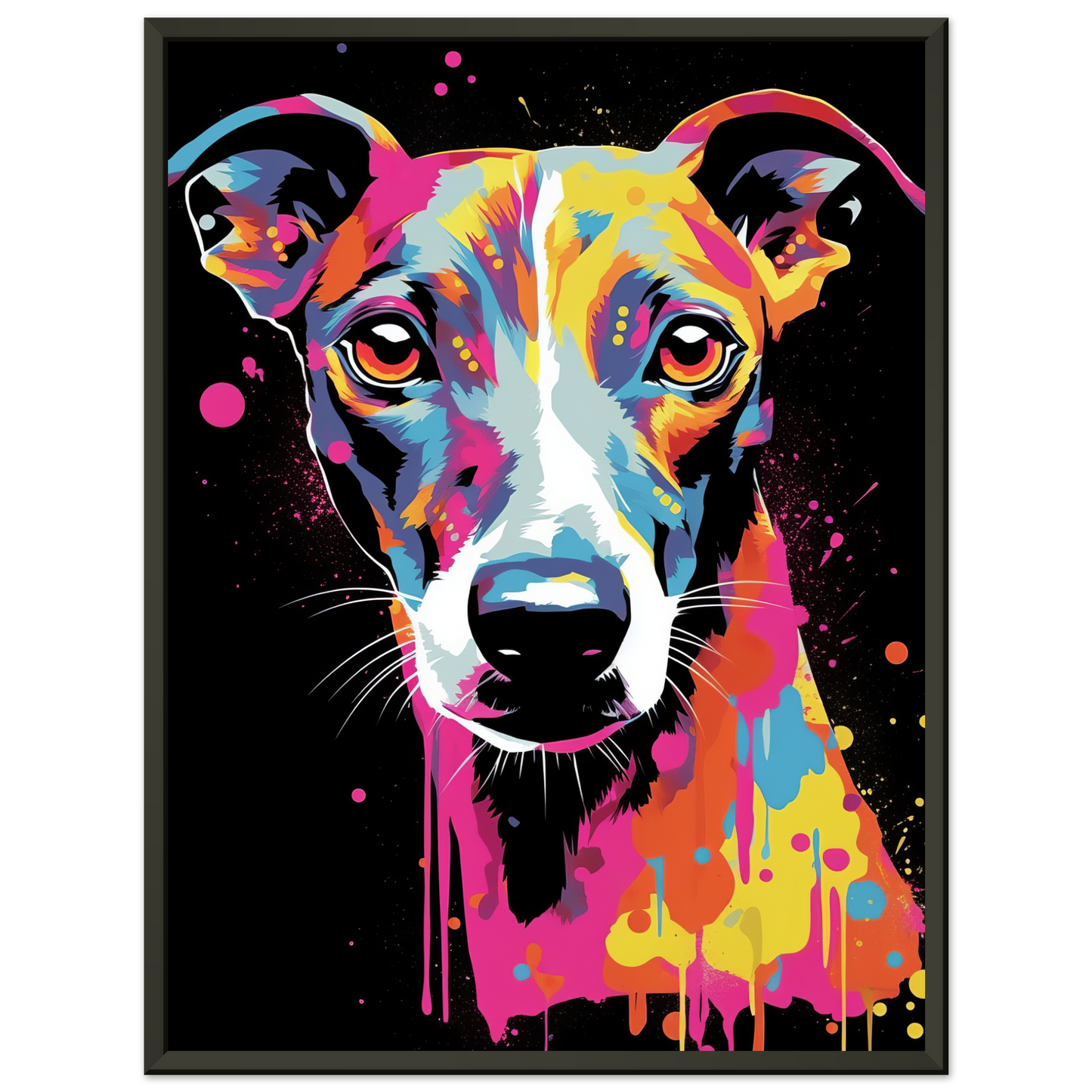 Whippet Hund Pop-Art (DOG314)