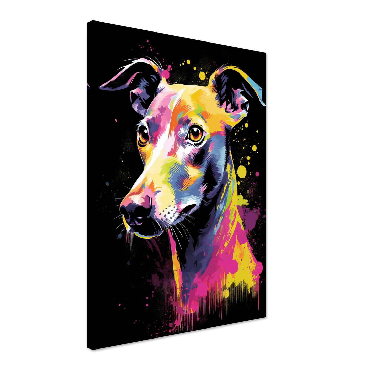 Whippet Hund Pop-Art (DOG315)