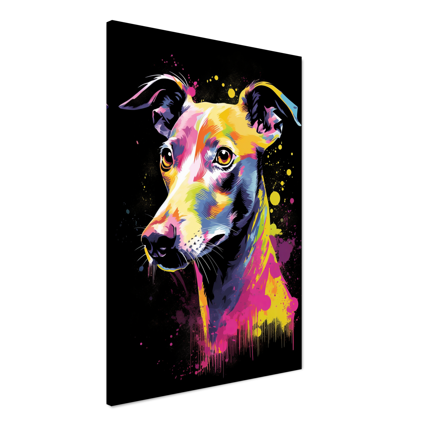 Whippet Hund Pop-Art (DOG315)