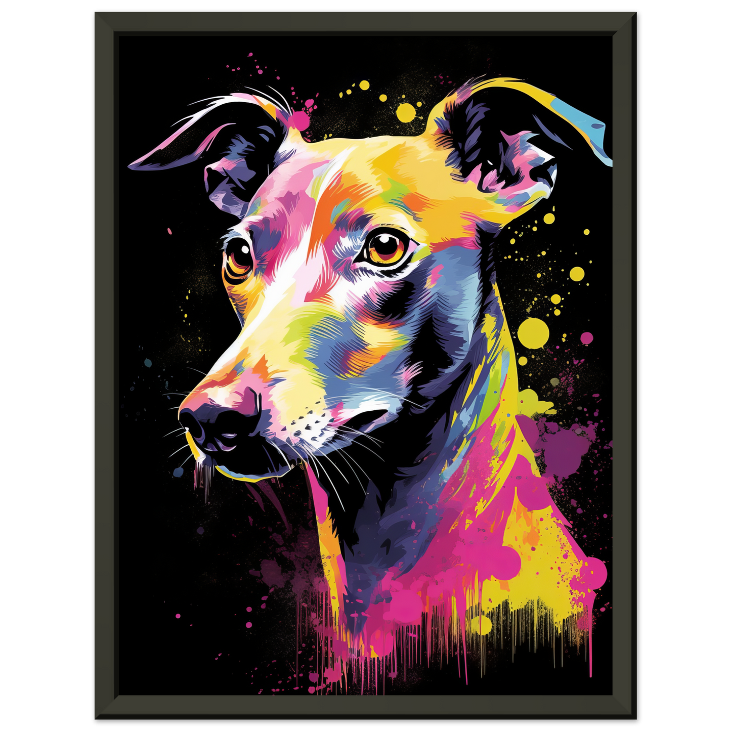 Whippet Hund Pop-Art (DOG315)