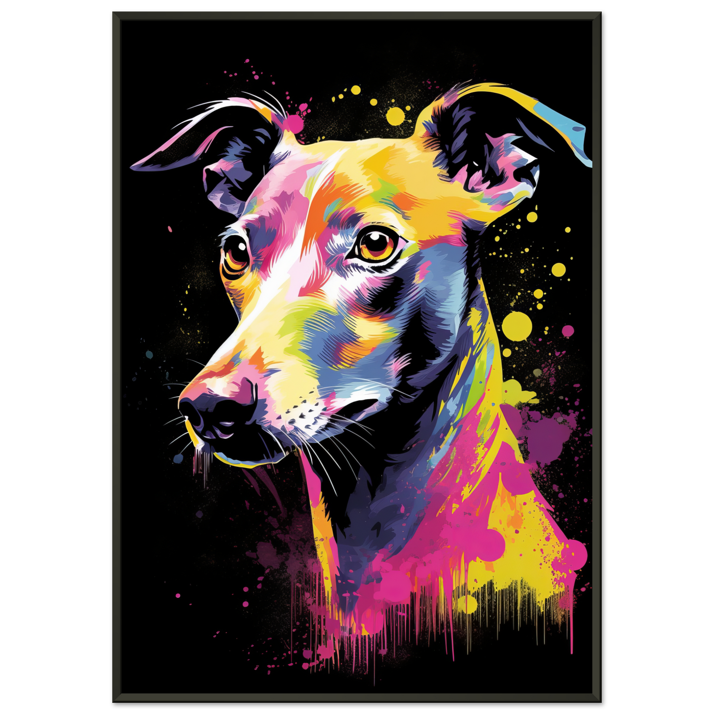 Whippet Hund Pop-Art (DOG315)