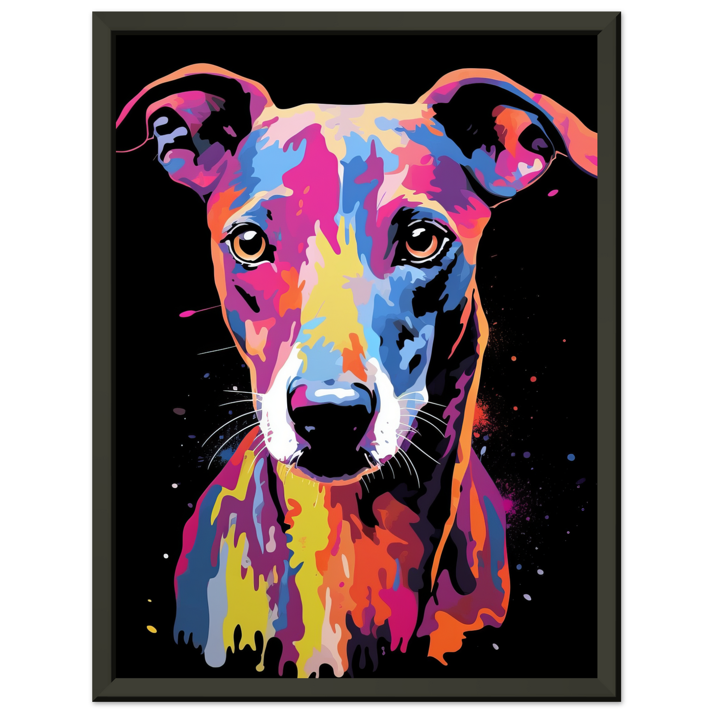 Whippet Hund Pop-Art (DOG316)